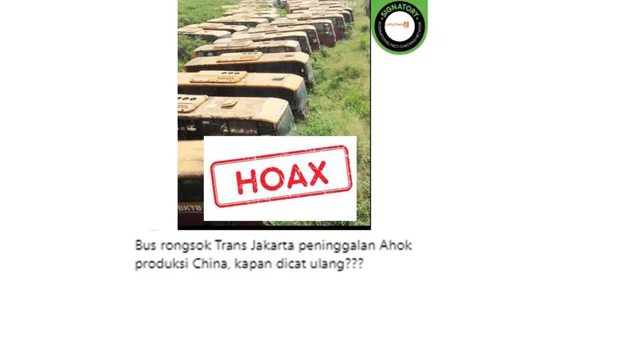 Cek Fakta bus TJ