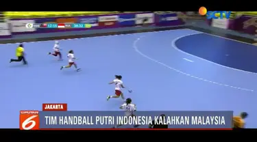 Anggota Timnas bola tangan, Apriliani,  mengamuk di babak kedua pertandingan penyisihan Grup B Asian Games dengan membobol gawang Malaysia sebanyak enam kali.