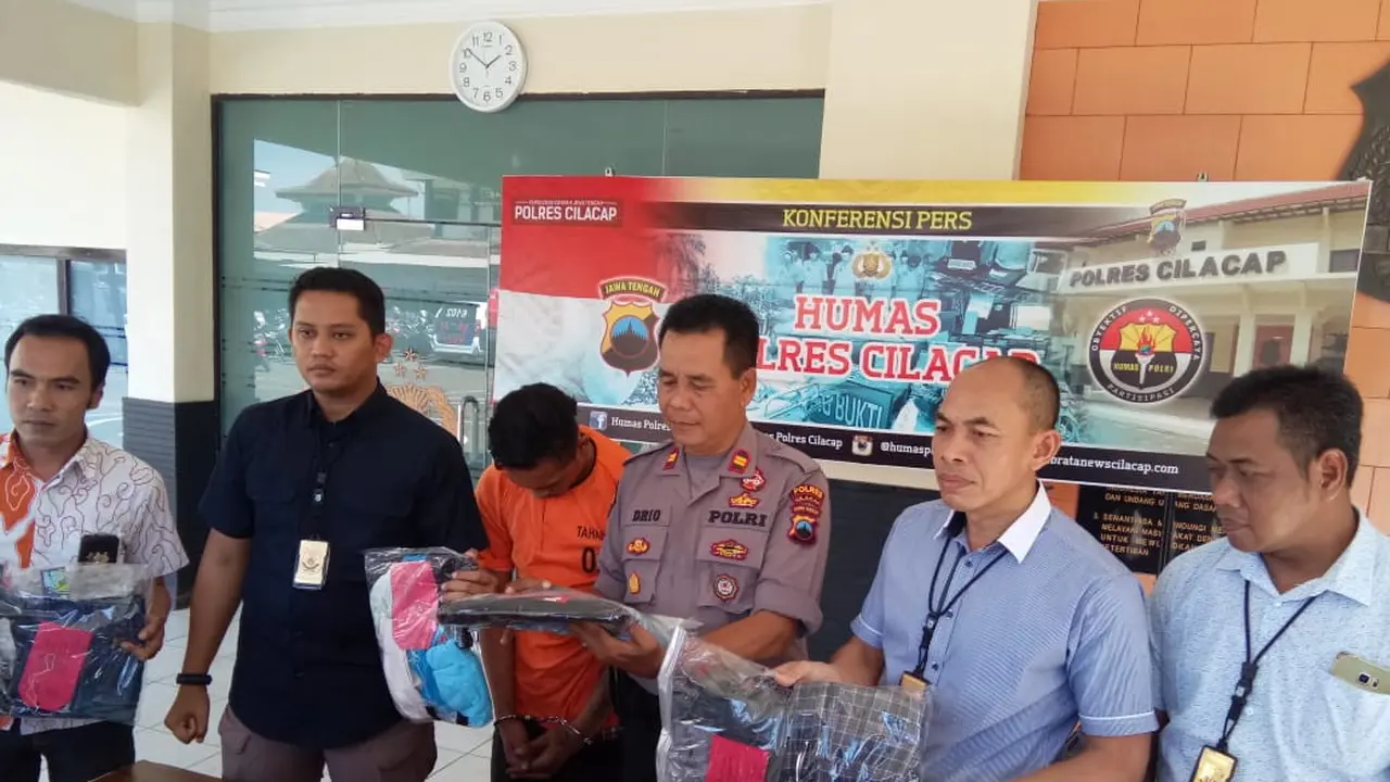 Kepolisian Resor Cilacap mengungkap kasus pencabulan anak di bawah umur yang dilakukan oleh tiga lelaki. (Foto: Liputan6.com/Polres Cilacap/Muhamad Ridlo)