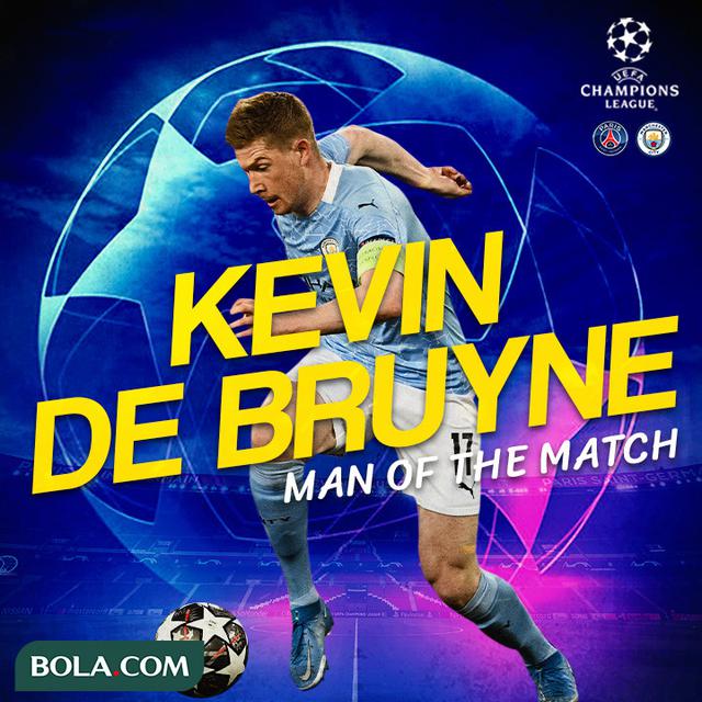 Berita Infografis - Man Of The Match Kevin de Bruyne