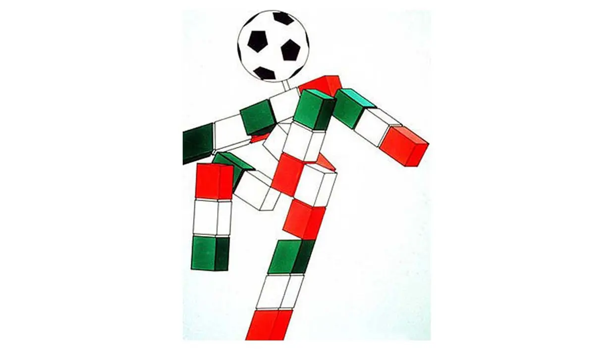 Ciao adalah maskot Piala Dunia 1990. Ia adalah stick figure dengan kepala bola sepak dan tubuh berwarna bendera Italia. Namanya merupakan kata sapaan dalam Bahasa Italia (Istimewa).