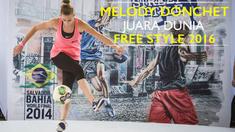 Video aksi menawan Melody Donchet saat memperagakan trik freestyle di Kejuaraan Dunia Freestyle yang digelar di London, 7-8 November 2016.