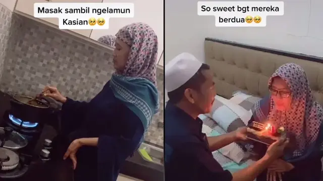 Dicuekin Suami Sampai Nangis, Momen Istri Dapat Kejutan Ultah Ini Bikin Senyum-senyum