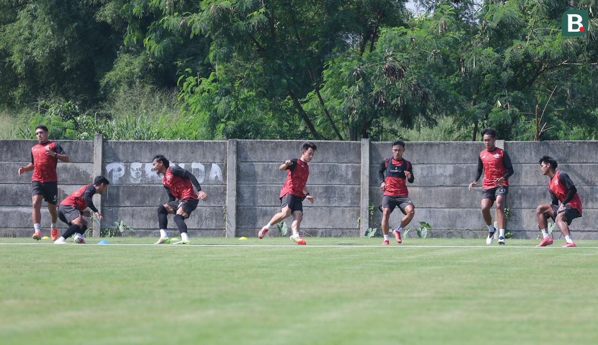 Pasca kekalahan 0-2 dari PSM Makassar dalam pekan keenam, Macan Kemayoran langsung tancap gas mempersiapkan tim untuk menghadapi lawan selanjutnya di BRI Super League yakni Borneo FC. (Bola.com/M Iqbal Ichsan)