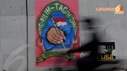 [FOTO] Pesan Dinding Pemilu Bersih