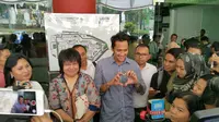 Tora Sudiro di Rumah Sakit Ketergantungan Obat (RSKO), Cibubur, Jakarta Timur, Senin (14/8/2017). (Liputan6.com/Nanda Perdana Putra)
