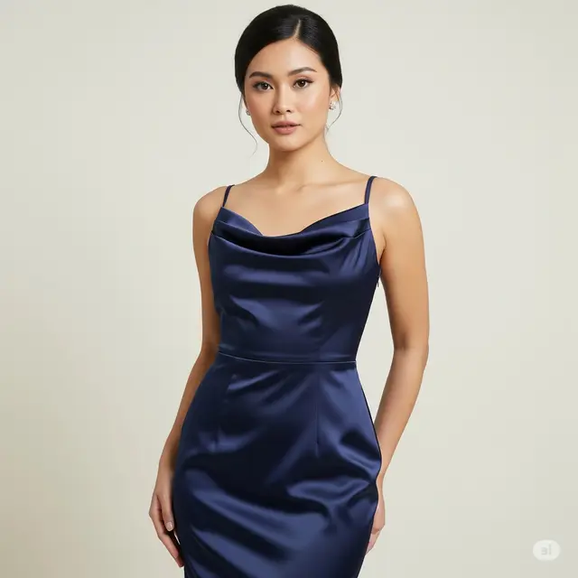 Model Baju Satin Modern. Foto: Gemini
