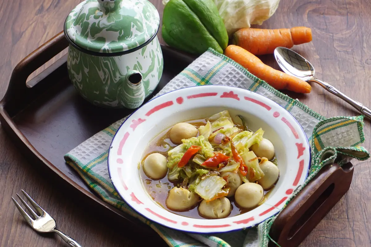 resep tumis sayur telur puyuh