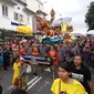 Ada 60 ogoh-ogoh yang mengikuti pawai menyambut Nyepi di Yogyakarta. (Liputan6.com/Switzy Sabandar)