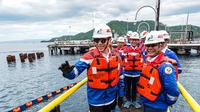 Komisaris Utama PT Pertamina (Persero) Muhammad Iriawan mengecek kesiapan pasokan BBM, LPG, hingga avtur di kawasan Bali. (Foto: Liputan6.com/Arief RH)