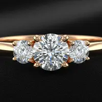 Model Cincin Emas Berlian untuk Ibu Usia 45 Tahun/AI