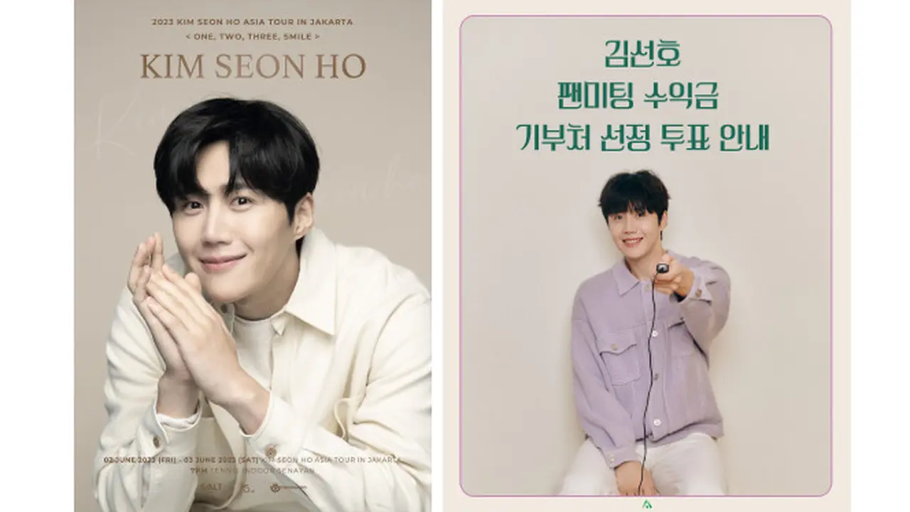 SALT Mengatakan Bahwa Kim Seon Ho Ingin Penggemar yang Memutuskan ke Mana Keuntungan dari Hasil Penjualan Tiket Fan Meeting Akan Disalurkan. Ada 5 Calon Penerima Donasi yang Bisa Dipilih Melalui Tautan yang Dibagikan SALT.