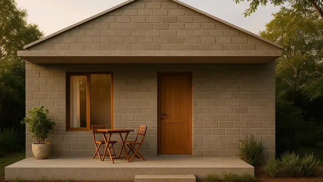 Model Rumah Kecil 1 Kamar dari Batako