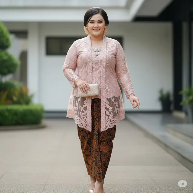 Kebaya Modern Lengan Panjang