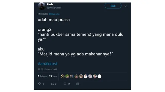 Curhatan Netizen Soal Udah Mau Puasa