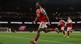 Arsenal berhasil memetik poin penuh dalam laga lanjutan Liga Inggris 2025/2026 melawan Chelsea di Emirates Stadium, London, Minggu (01/03/2026) waktu setempat. (AFP/Adrian Dennis)