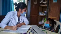 Mandiri Banget, Bocah Berusia 3 Tahun Ini Berobat Sendirian ke Dokter Tanpa Orangtua. (Sumber: Twitter/Yepthomiben)