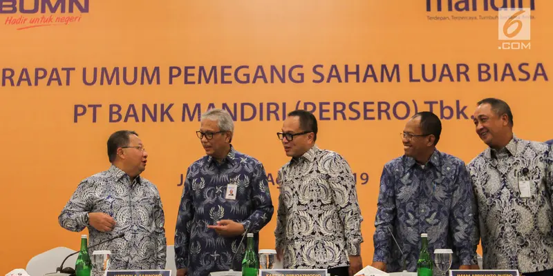 RUPSLB Bank Mandiri Angkat Rionald Silaban Jadi Komisaris