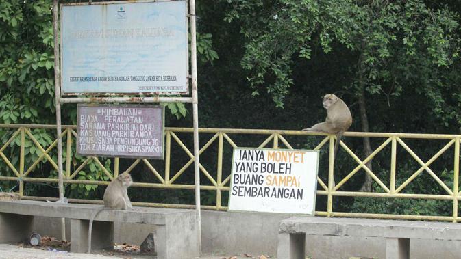 Taman Kera Kalijaga salah satu tempat unggulan warga Cirebon ngabuburit. Foto (Liputan6.com / Panji Prayitno)