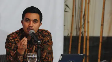 Lingkaran Survei Indonesia (LSI) mengadakan konferensi pers terkait Pilkada oleh DPRD, Jakarta, Selasa (9/9/2014) (Liputan6.com/Andrian M Tunay)