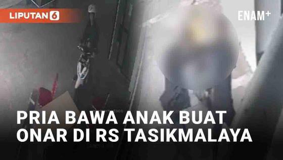 VIDEO: Viral Pria Bawa Anak Buat Onar di RS Tasikmalaya