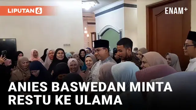 Anies Baswedan Diserbu Emak-emak dan Minta Restu ke Ulama