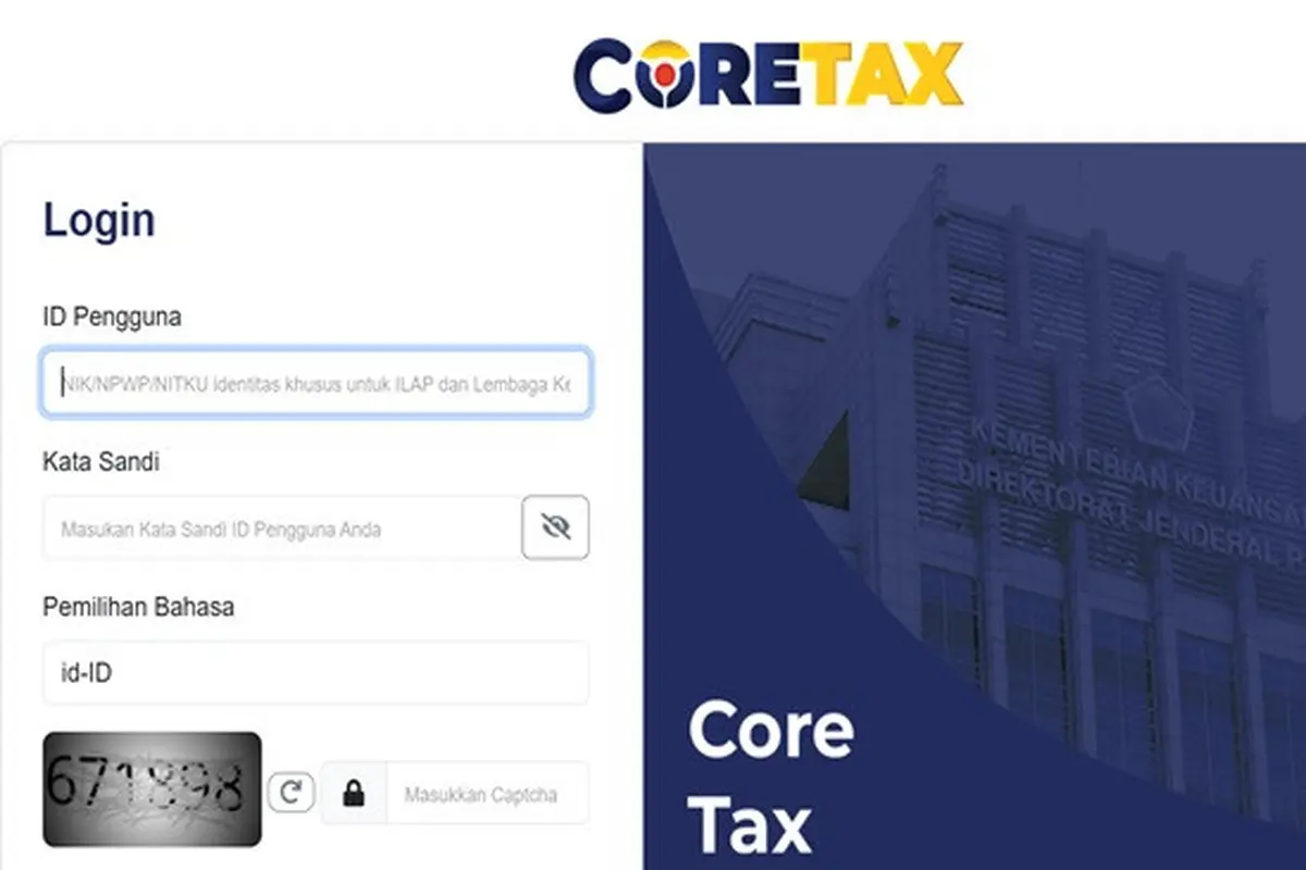 Website Coretax