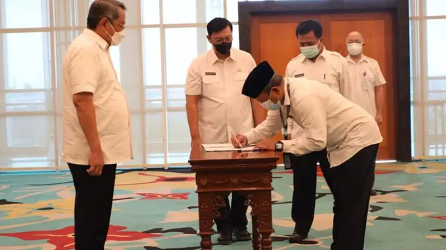 Serah terima jabatan Pemkot Tangsel