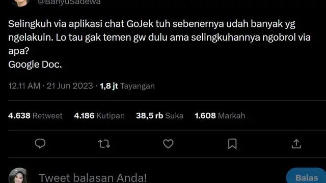 Cara Netizen Chatting dengan Selingkuhan di Aplikasi Tak Biasa