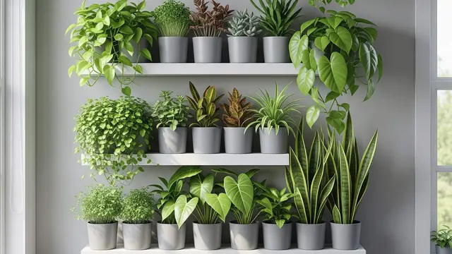 Kebun Sayur dan Herbal Pakai Rak Susun Dinding Rumah