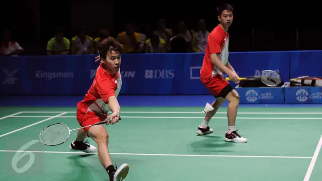 Indonesia Raih Emas Pertama dari Bulutangkis