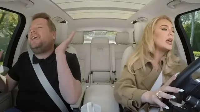 Carpool Karaoke episode terakhir bersama Adele. (Tangkapan layar YouTube/ The Late Late Show with James Corden)