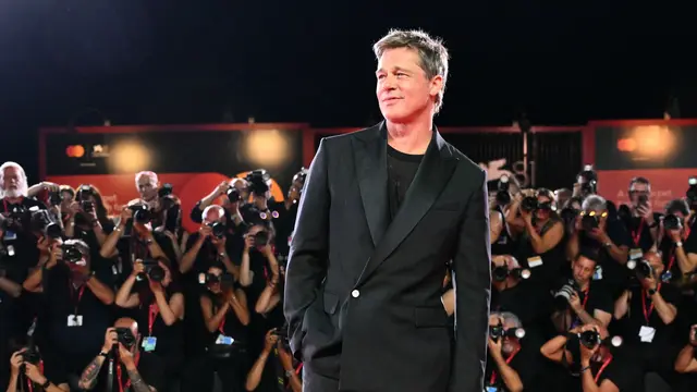 Brad Pitt Gandeng Ines de Ramon di Karpet Merah Venice Film Festival 2024, Angelina Jolie Pilih Tampil Solo