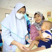 Dinkes Kota Tangerang melakukan intervensi serentak pencegahan stunting dalam Gerakan Serentak untuk Anak Tangerang Sehat dan Cerdas (Gertak Tangkas) di 1.097 posyandu.