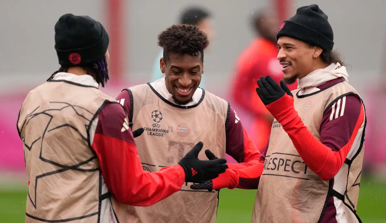 Bayern Munchen membutuhkan poin penuh ketika menjamu Slovan Bratislava demi menjaga asa lolos otomatis ke babak 16 besar Liga Champions meski masih dipengaruhi oleh hasil tim lain. (AP Photo/Matthias Schrader)