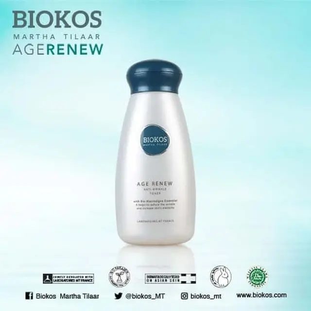 ilustrasi Biokos Age Renew Anti Wrinkle Toner/marthatilaarshop