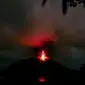 Gunung Ruang di Sulawesi Utara kembali mengalami erupsi hebat pada Selasa dini hari (30/4/2024). (Liputan6.com/ Dok PVMBG)