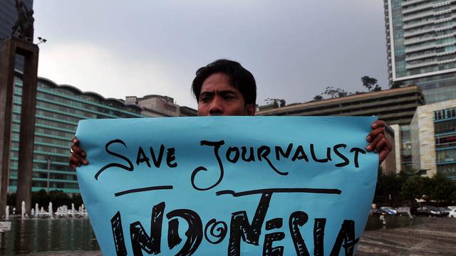 Demo Tolak Kekerasan terhadap Wartawan