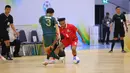 Dalam pertandingan pembuka ini, Coach Hector menurunkan starting five andalannya yang dikomandoi oleh penjaga gawang sekaligus kapten tim, Muhammad Albagir. (Dok. FFI)