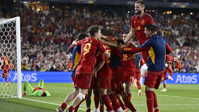 Timnas Kroasia Vs Timnas Spanyol