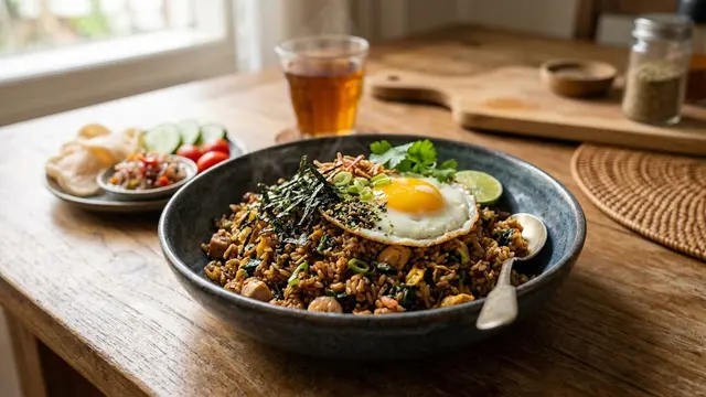 Resep Nasi Goreng Nori Gurih Umami yang Praktis/AI Generated