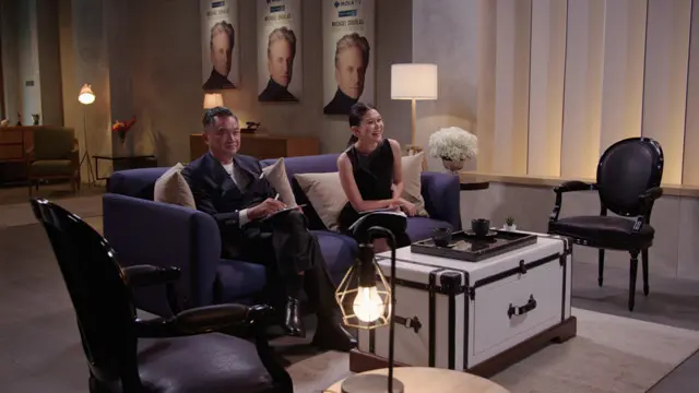 Marissa Anita dan Dino Patti Djalal berbincang dengan Michael Douglas di Mola Living Live.