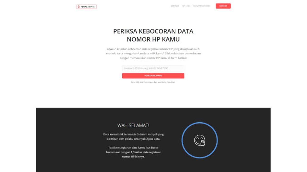 Cara cek no HP yang bocor di internet
