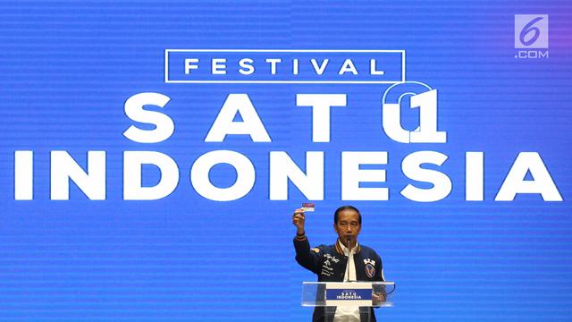 Jokowi Ajak Kaum Milenial Untuk Tidak Golput di Festival Satu Indonesia