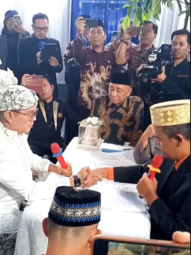 Pernikahan kelima Andika Kangen Band (Instagram/inod_sandyjanessky)