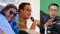 Survei KedaiKOPI menyebut nama Susi, Anies, Ridwan Kamil memiliki potensi untuk bertarung dalam politik Indonesia ke depan. (Liputan6.com/Istimewa)