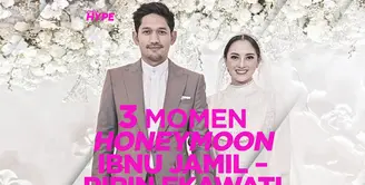 Seperti apa momen honeymoon pasangan yang baru menikah, Ibnu Jamil dan Ririn Ekawati? Yuk, kita cek video di atas!