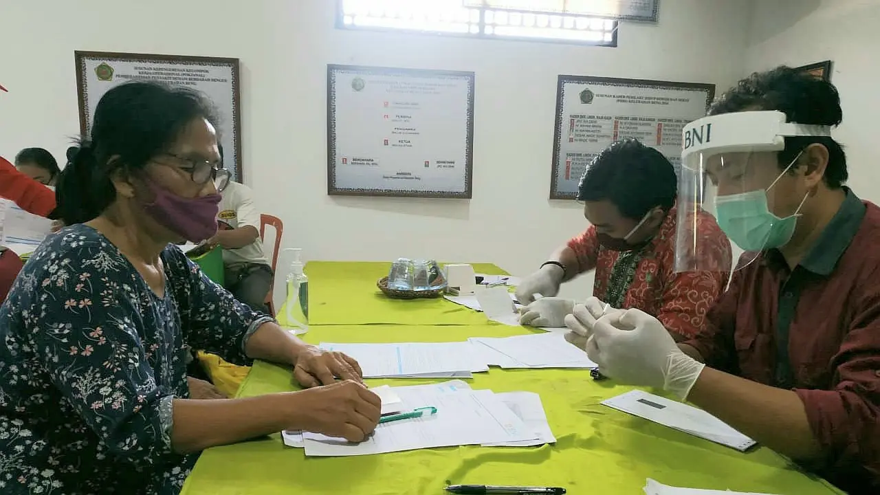 Hingga April 2020, BNI telah menyalurkan BPNT senilai Rp 4,6 triliun kepada 6,4 juta KPM yang tersebar di 123 kota atau kabupaten. (Dok BNI)
