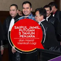 Saipul Jamil, Putusan 3 Tahun Penjara dan Hasrat Menikah Lagi. (Foto: Deki Prayoga, Desain: Nurman Abdul Hakim/Bintang.com)