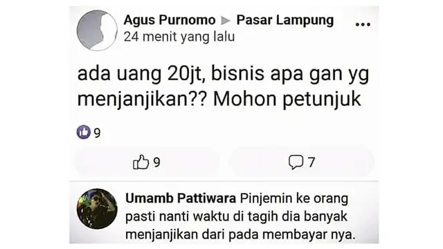 6 Pertanyaan Absurd di Status Facebook Ini Bikin Susah Tahan Tawa